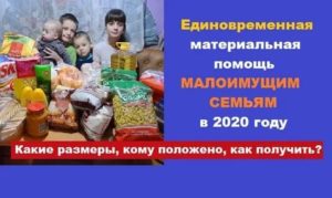 Малообеспеченная Или Малоимущая Семья Разница 2020