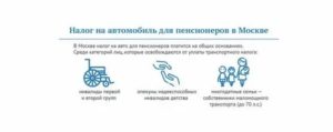 Налог на авто для пенсионеров в москве