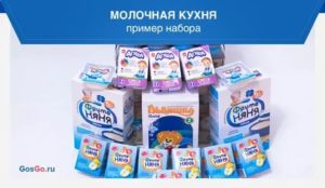 Молочная кухня список наборов котельники 2020