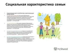 Обеспеченность семьи для характеристики