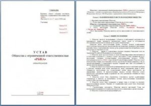 Образец устава о смене наименования ооо образец
