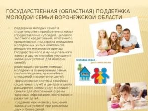 Список программы государства поддержка семьи