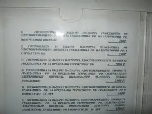 Размер Госпошлины За Утерю Паспорта