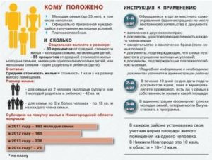 Какие субсидии полагаются молодой семье с 2 детьми