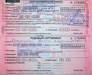 Положение о родовом сертификате
