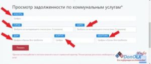 Как посмотреть задолженность по жкх в другом городе
