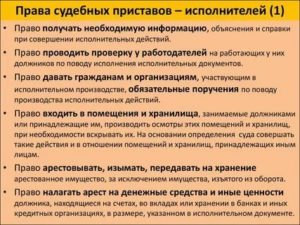 Что не имеют права забирать судебные приставы по закону если супруги в разводе