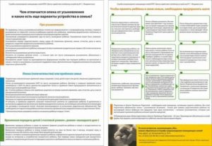 Чем Отличается Опекунство От Приемной Семьи