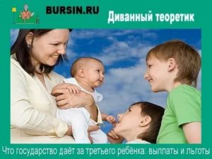 Что Дает За 3 Ребенка Государство