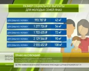 Программа Молодая Семья В Янао Финансируется За Счет