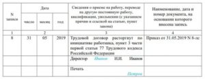 Отработка при увольнение по собственному желанию статья 77 п 3 часть 1