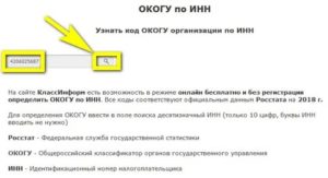 Окогу как узнать свой по инн
