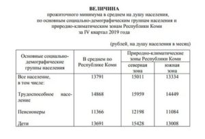 Прожиточный Минимум В 2020 Году В Кемеровской Области На Детей