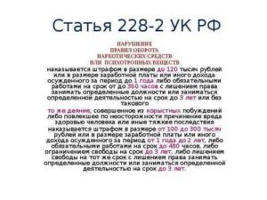 Новые смягчающие законы по статье 228