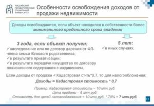 Налог при продаже квартиры подаренной близким родственником