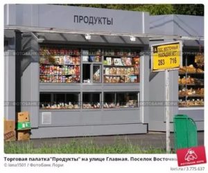 Продукты Питания Палатка На Улице Оквэд 2020