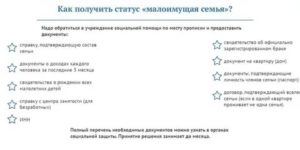 Статус малоимущей семьи 2020 когда подавать документы