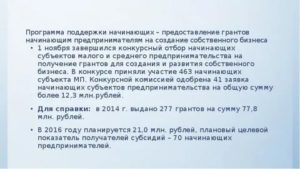 Программа Помощи Начинающим Предпринимателям