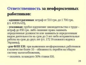 Штраф Ип За Неоформленного Работника 2020