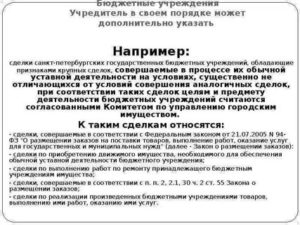 Что Относится К Крупной Сделке Бюджетного Учреждения В 2020году