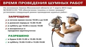 Можно ли сверлить в выходные дни закон 2020 москва