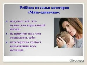 Мать Одиночка Понятие