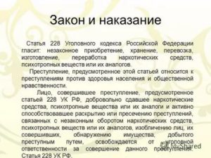 Статья 228 часть 2 уголовного кодекса рф наказание