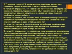 Статья 228 наказание для 14 лет