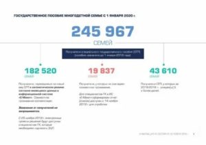 Многодетная семья что положено в 2020 году в крыму