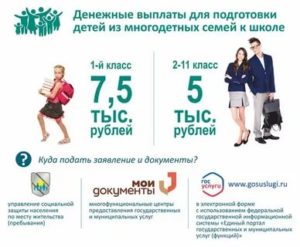 Какие субсидии положены многодетным семьям в ленинградской области 2020