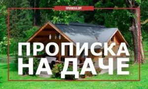 Прописка В Снт С 2020