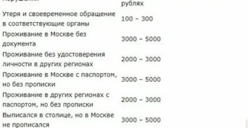 Сколько Штраф За Потерю Паспорта 2020 В России