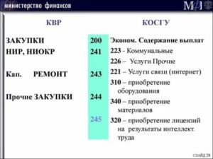 Применение 340 Косгу В 2020 Году Бюджетными Учреждениями