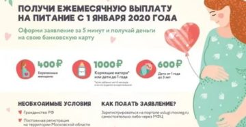 Что Положено Беременным Бесплатно В Московской Области 2020