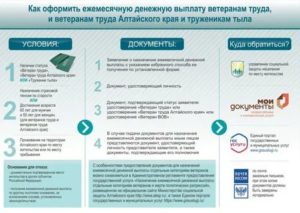 Размер Ежимесечной Выплаты Ветерану Труда В Алтайском Крае
