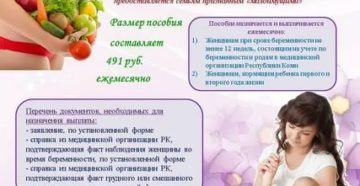 Пособие из соцзащиты разовое кормящей матери