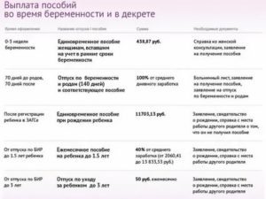 На какие выплаты рассчитывать при уходе в декрет матери одиночке в москве 2020