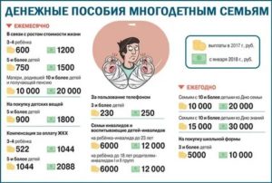 Социальные Выплаты Многодетным Семьям В Москве
