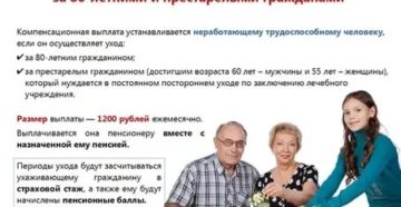 Можно ли оформить по уходу за пенсионером старше 80