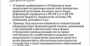 Примеры норм дефиниций в конституции рф