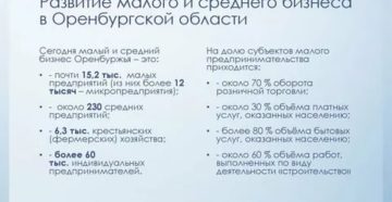 Программа Поддержки Малого Бизнеса В Оренбургской Области