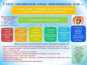 Что Дает Статус Малообеспеченной Семьи