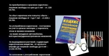 Статья 228 наказание для 14 лет