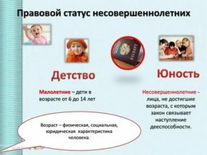 До Скольки Лет Ребенок Считается Несовершеннолетним В России 14 Лет