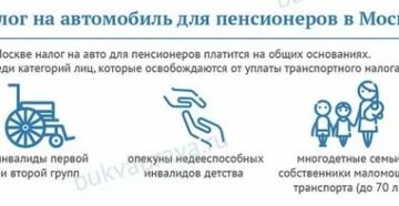Налог на машину для пенсионеров в москве Налог на машину для пенсионеров в москве