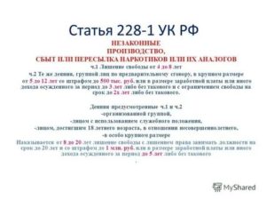 Поправки статьи 228 часть 3 2020