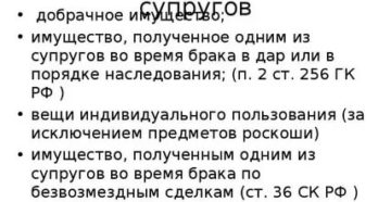 Добрачное Имущество Супругов Проблемы