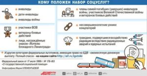 Соцпакет Для Пенсионеров Кому Положен