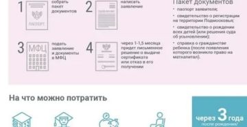 Материнский капитал за 3 ребенка в москве