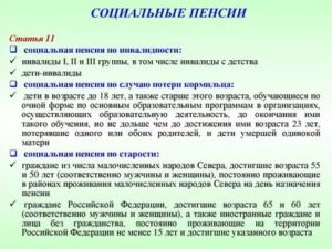 Пенсия относится к социальным выплатам